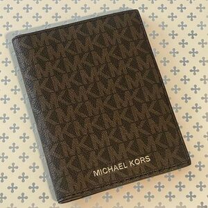 Michael Kors Dark Brown Passport & Card Holder
